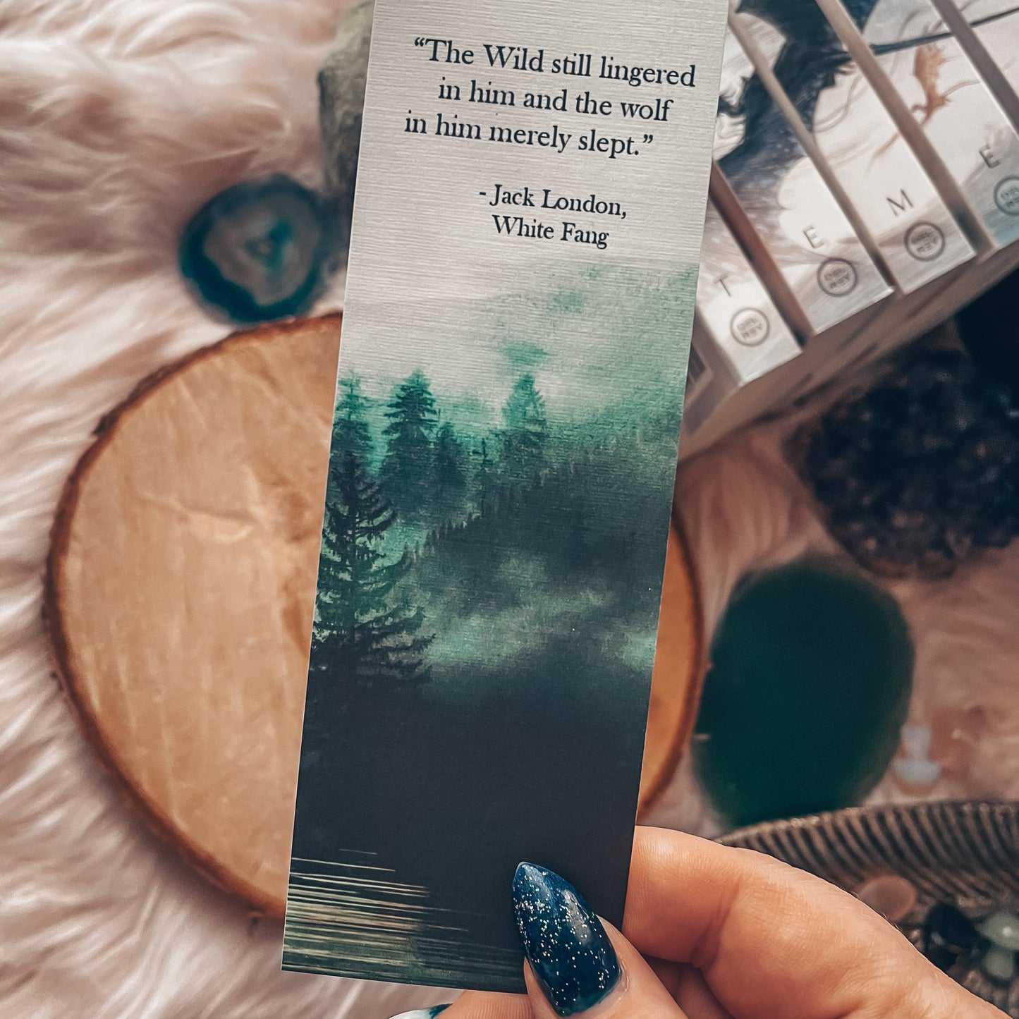 Jack London White Fang Quote Bookmark