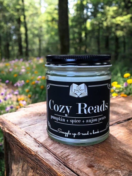 Cozy Reads 9oz Candle Pumpkin + Spice + Anjou Pear