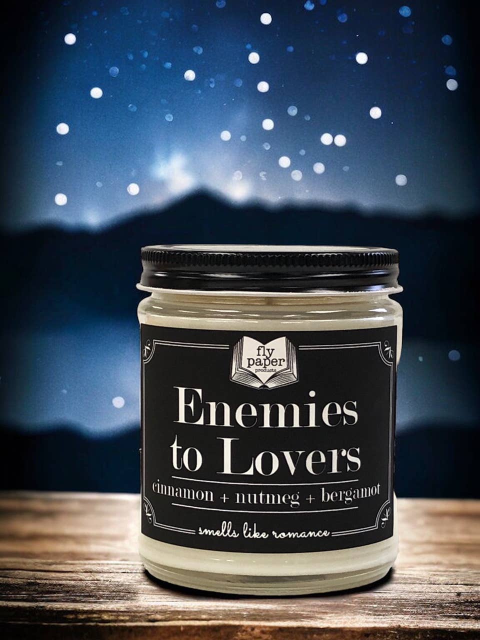 Enemies to Lovers 9oz Glass Candle Bergamot +nutmeg
