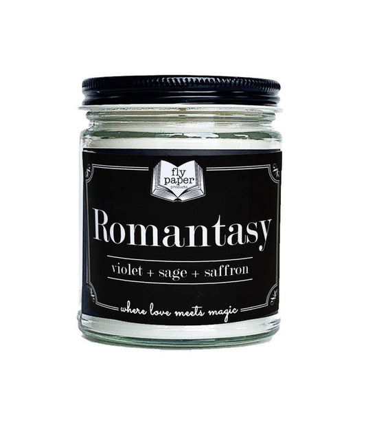 Romantasy 9oz Candle Violet + Sage + Saffron
