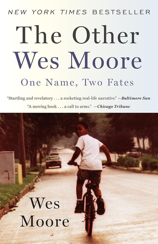 The Other Wes Moore: One Name, Two Fates cover image