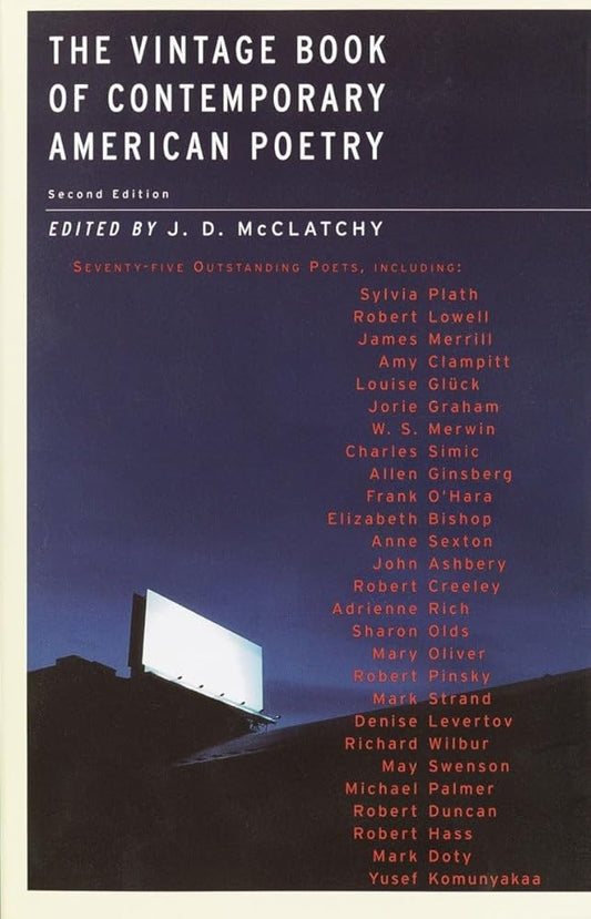 The Vintage Book of Contemporary American Poetry cover image