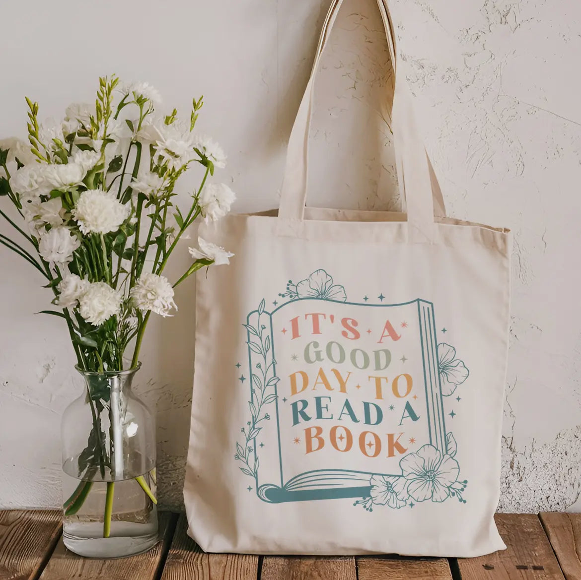 Good Day To Read Canvas Tote Bag