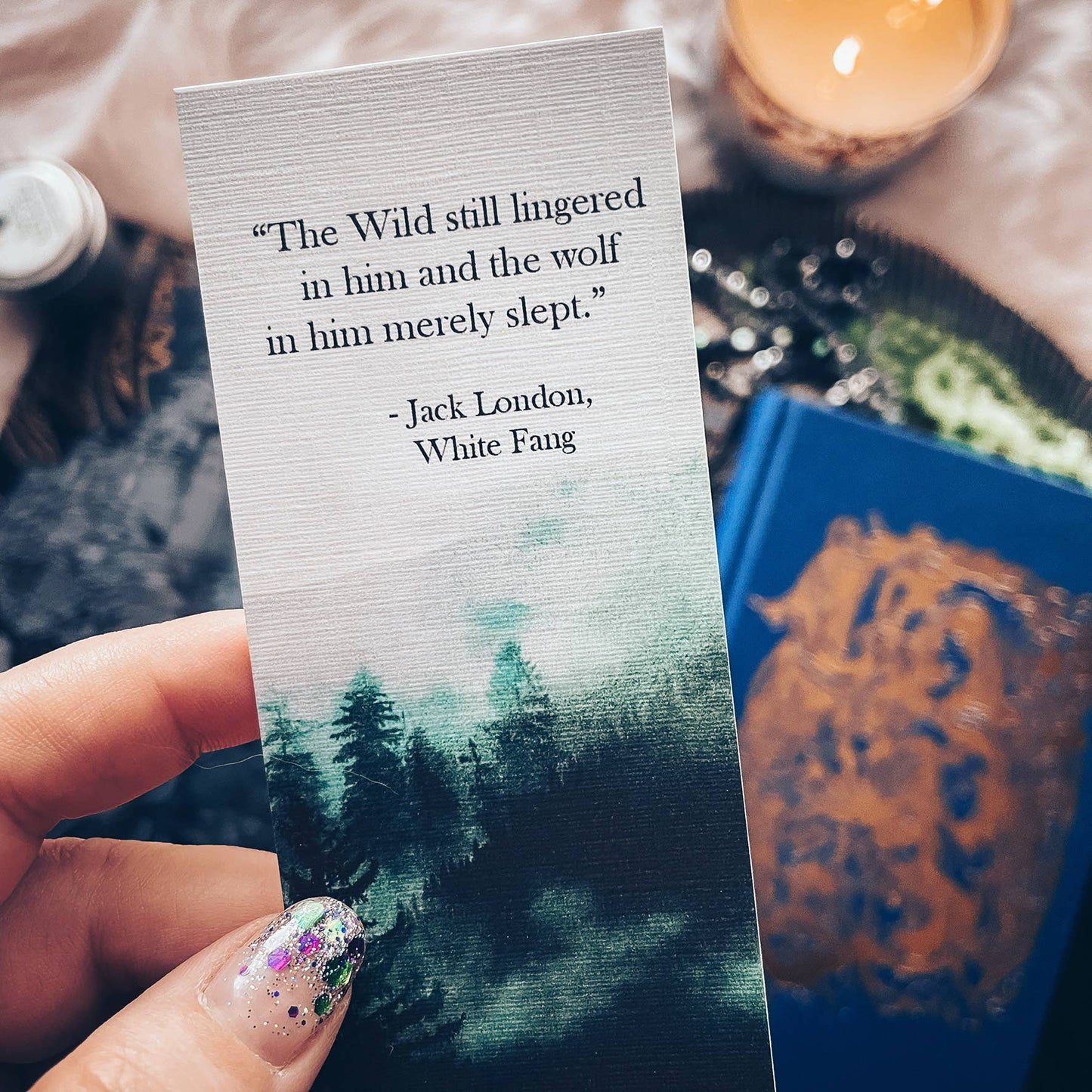 Jack London White Fang Quote Bookmark